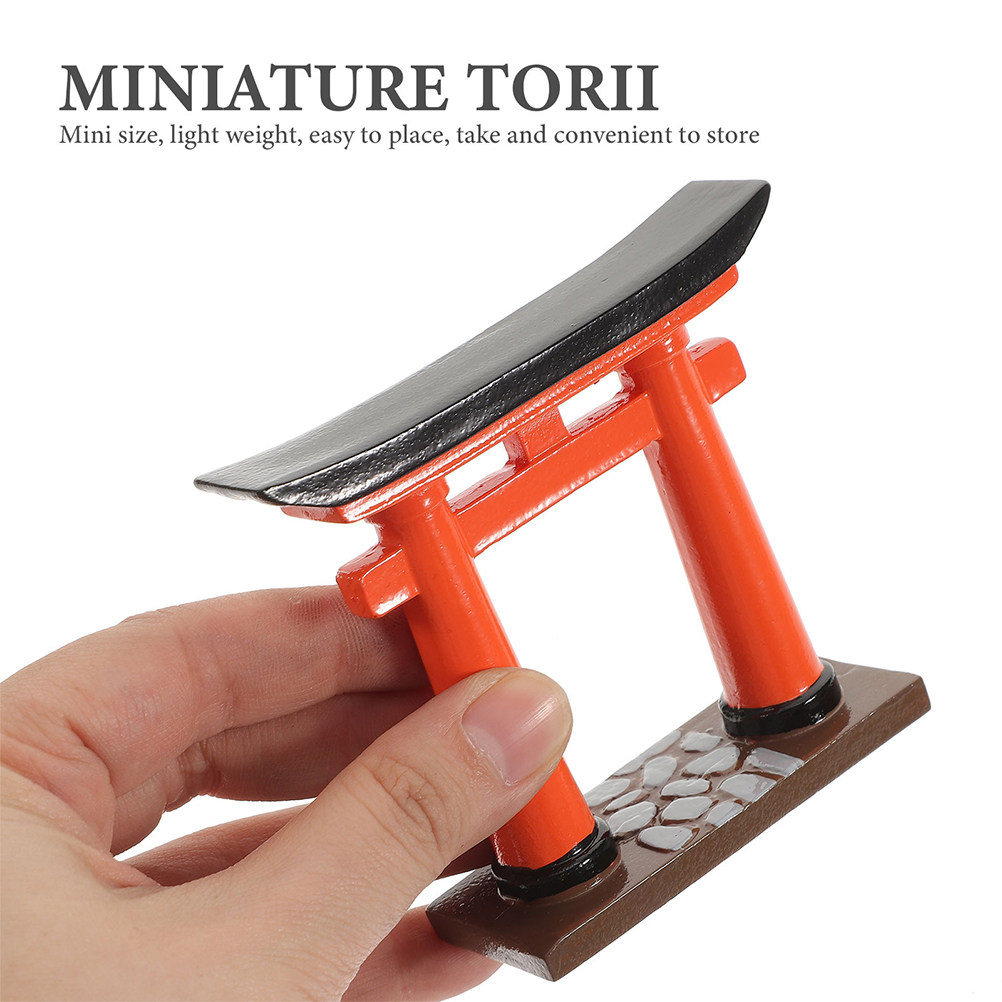 Aquarium Fish Japanese - 2Pcs Japanese Torii Gate Miniature Resin
