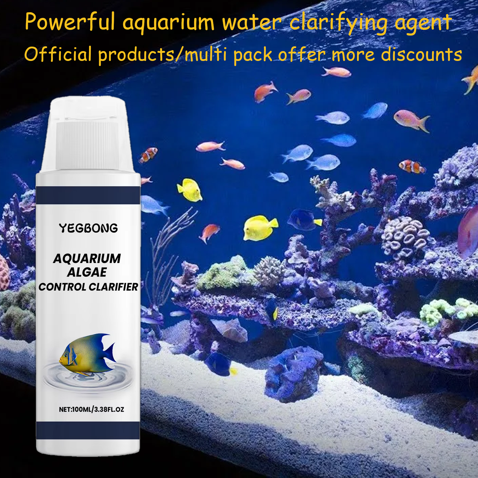 Aquarium Fish Quality - Fish Tank Water Clarifier 100ml -