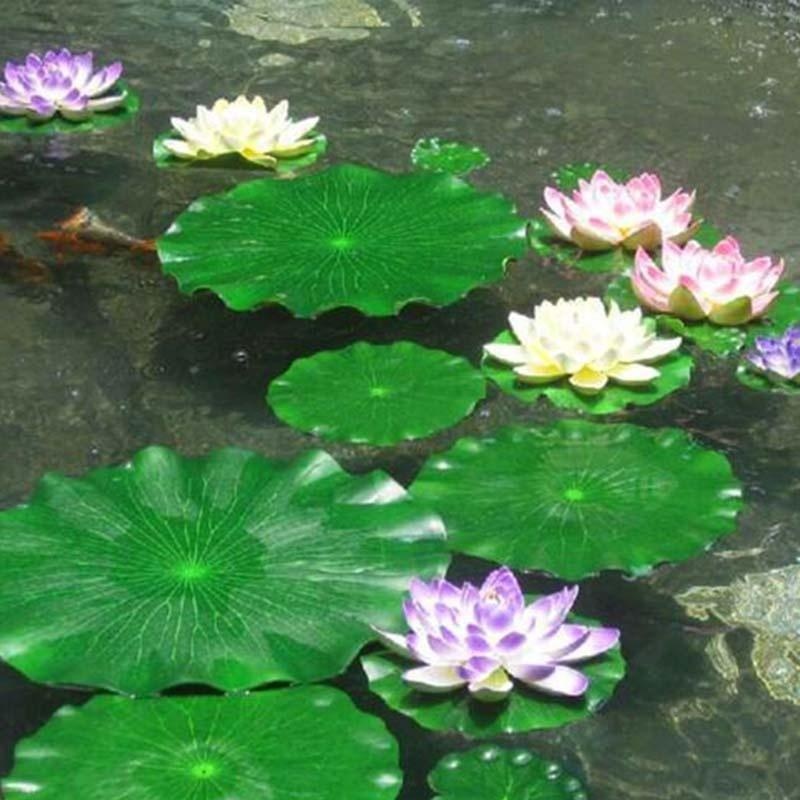 Aquarium Fish Types - 2026 Artificial Water Lily Lotus Leaf