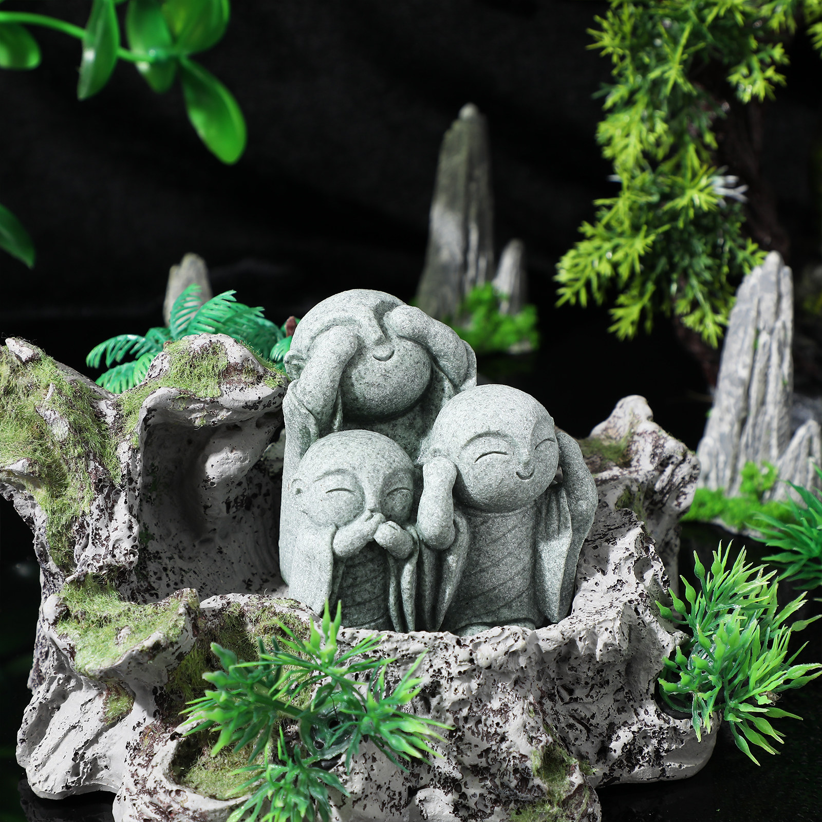 Jizo Statue Aquarium Decoratio - Aquarium Fish Japanese reseña y precio