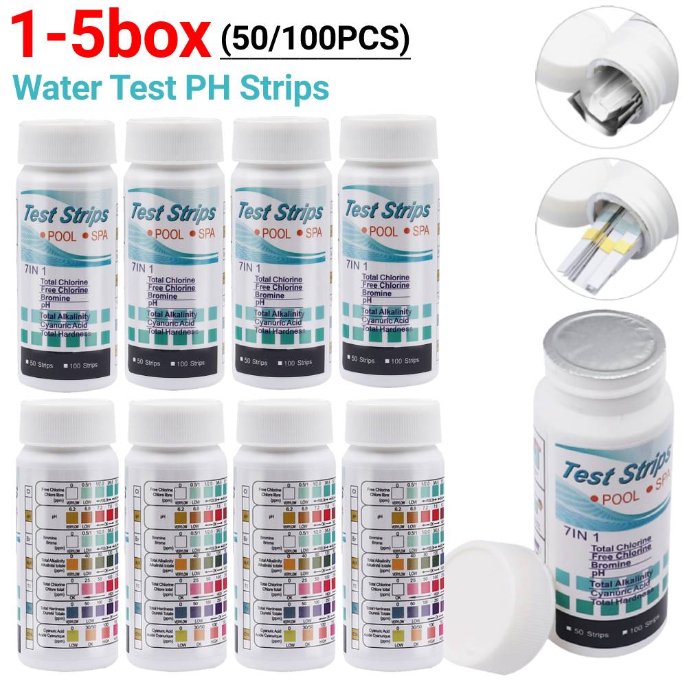 50/100PCS Water Test PH Strips - Aquarium Fish Quality reseña y precio