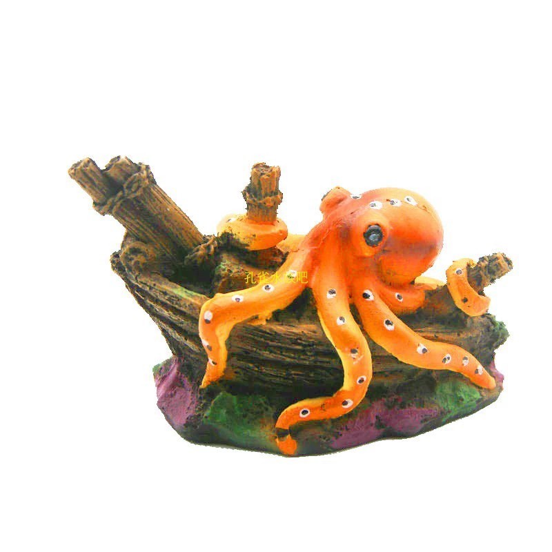 Resin Octopus Statue Ornaments - Aquarium Fish Names reseña y precio