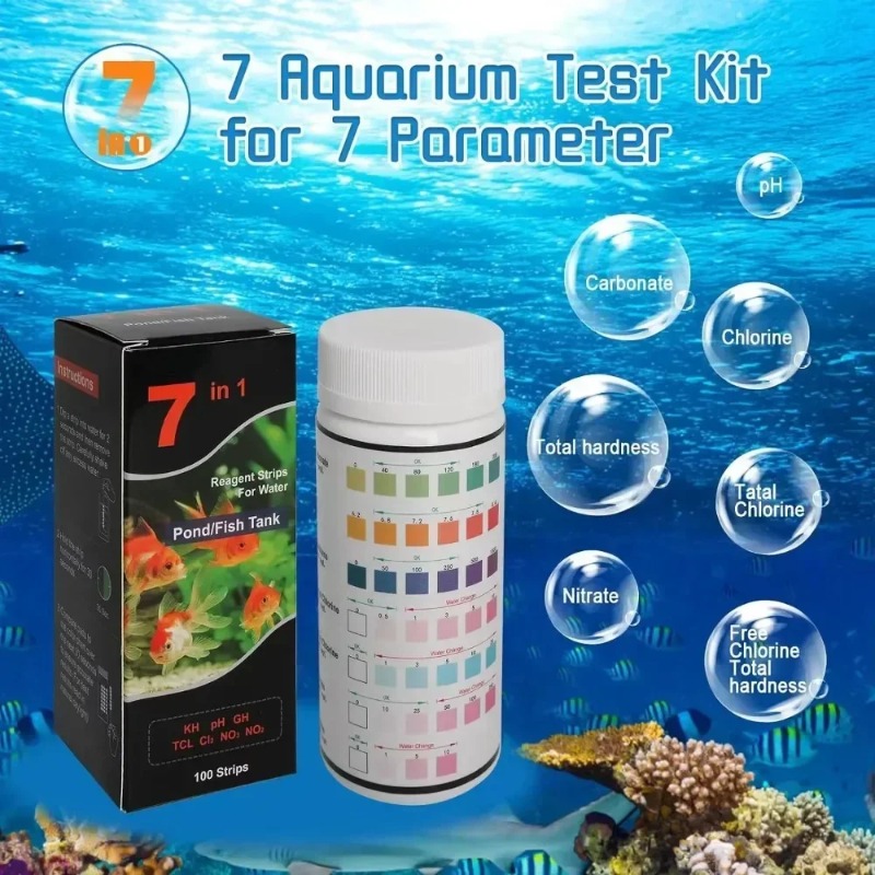 Aquarium Test Strip  Freshwate - Aquarium Fish Quality reseña y precio