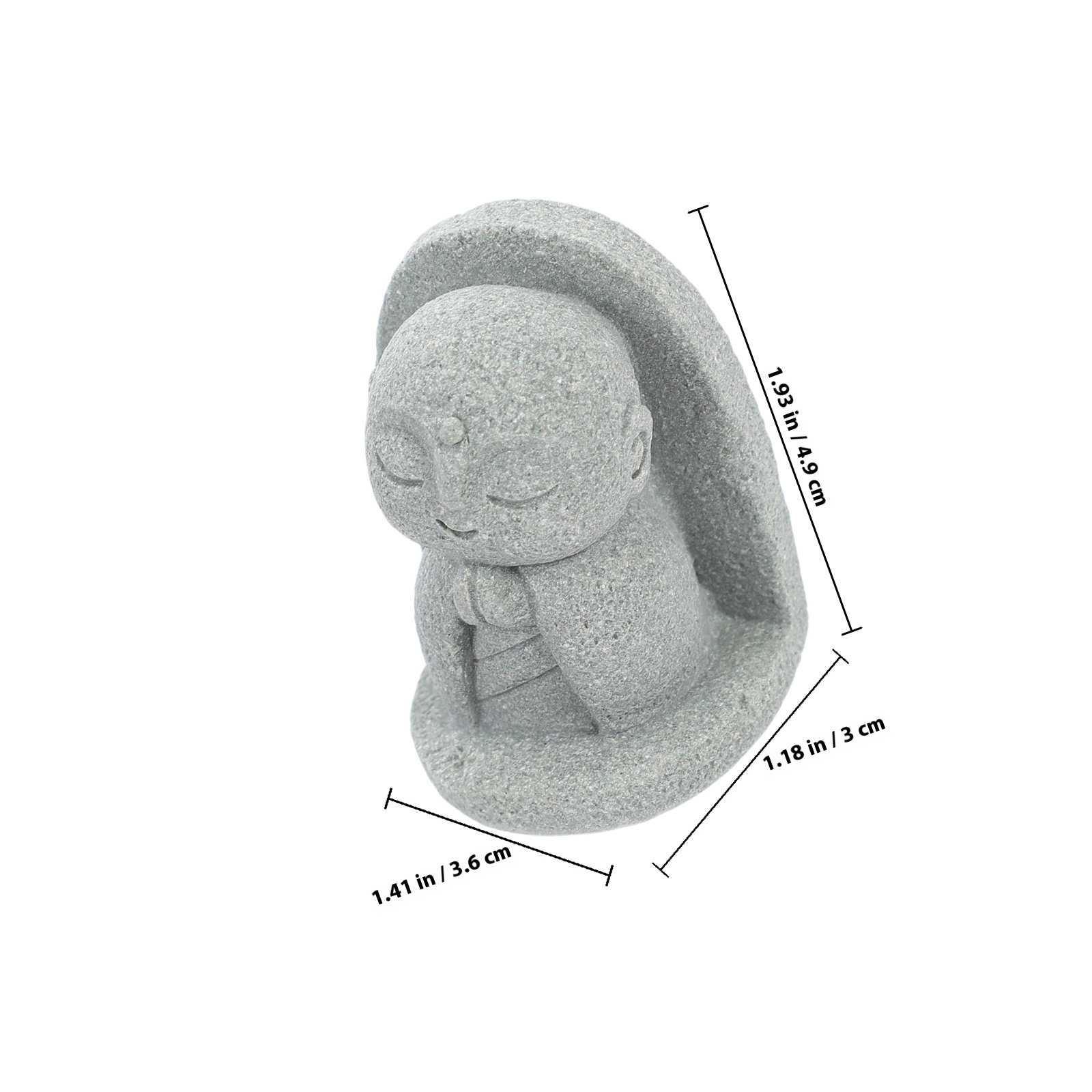 Miniature Japanese Jizo Buddha - Aquarium Fish Japanese reseña y precio