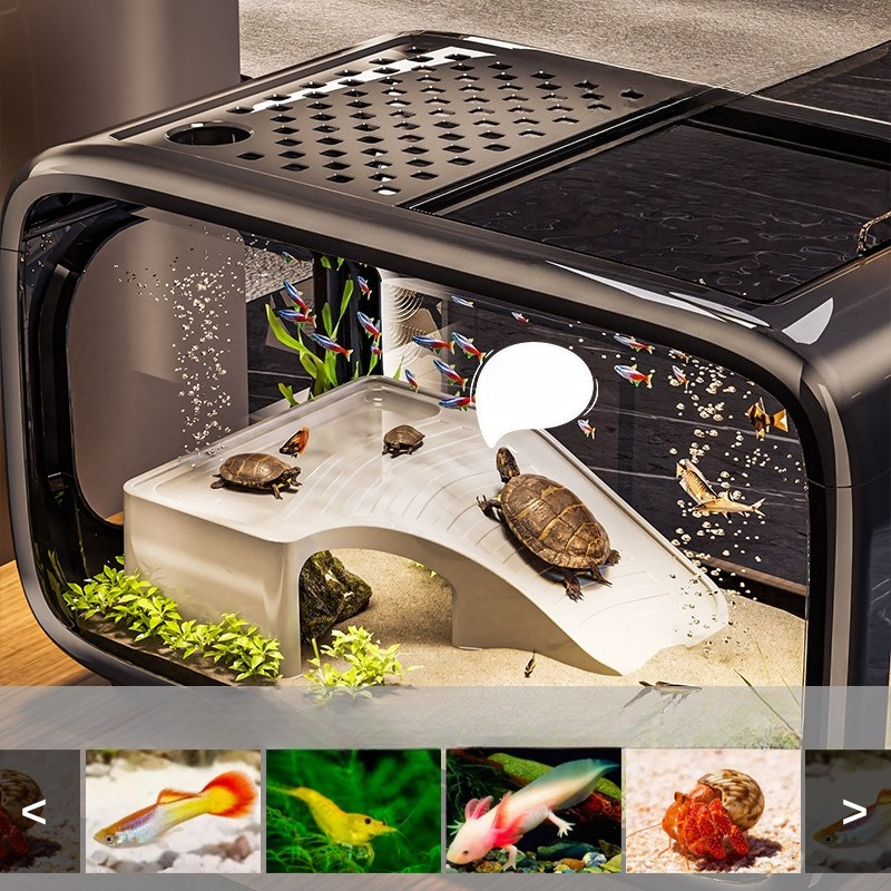 Luxury Covered Desktop Fish Ta - Aquarium Fish Names reseña y precio