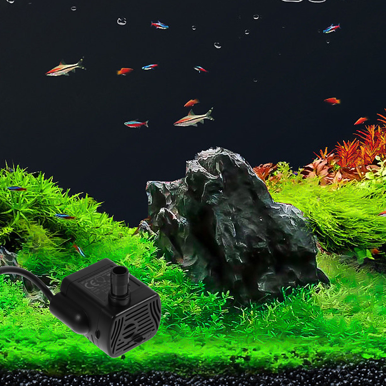 Mini Submersible Water Pump Lo - Aquarium Fish Rate reseña y precio