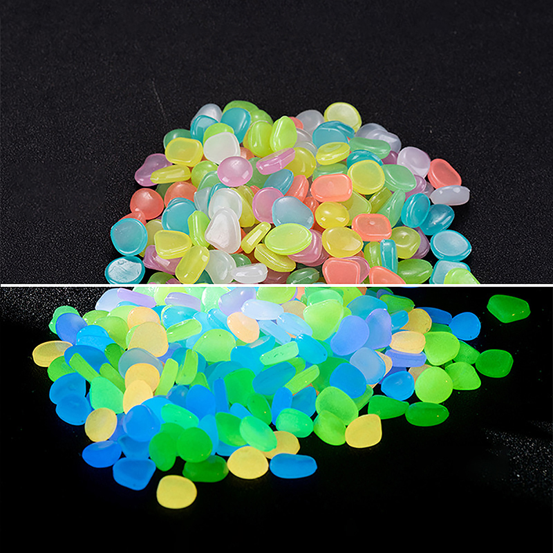 C 100pcs Garden Decor Luminous - Aquarium Fish That Glow In The Dark reseña y precio