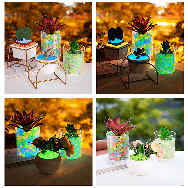 C 100pcs Garden Decor Luminous - Aquarium Fish That Glow In The Dark reseña y precio