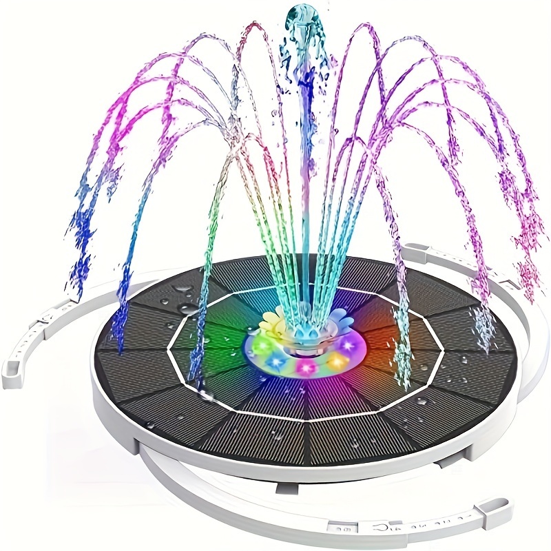 3.5W LED Solar Fountain with B - Aquarium Fish Types reseña y precio