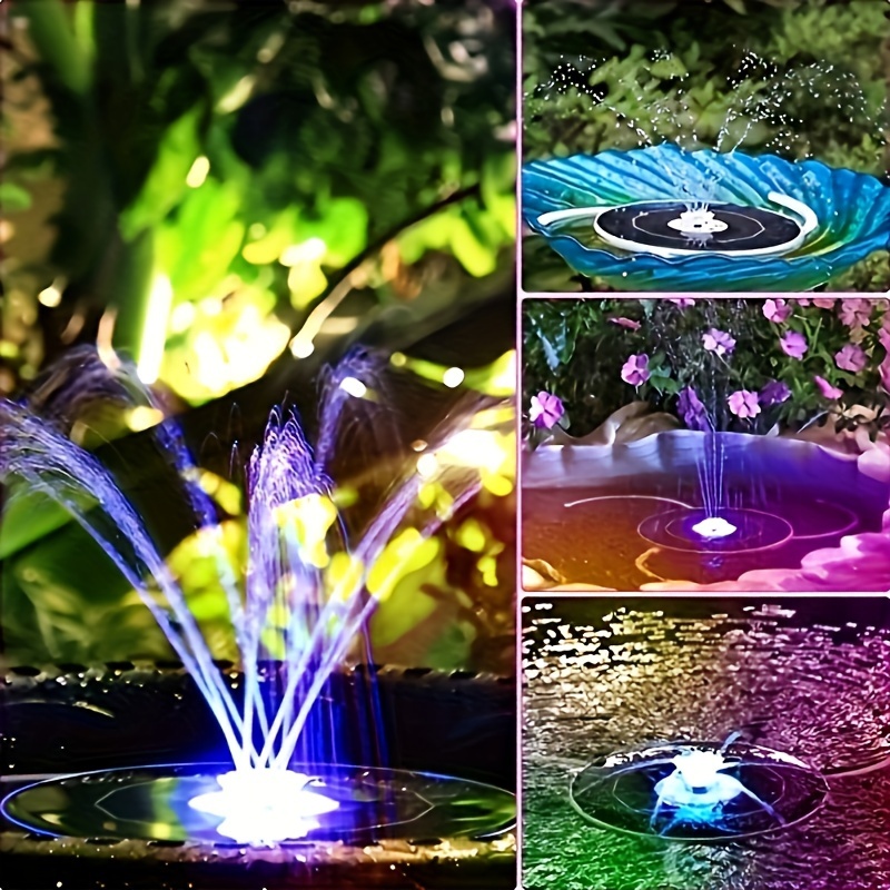 3.5W LED Solar Fountain with B - Aquarium Fish Types reseña y precio