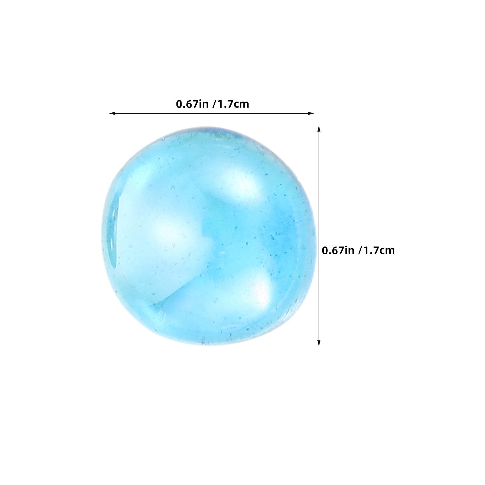 1 Bag Glass Flat Marbles Clear - Aquarium Fish Usa reseña y precio