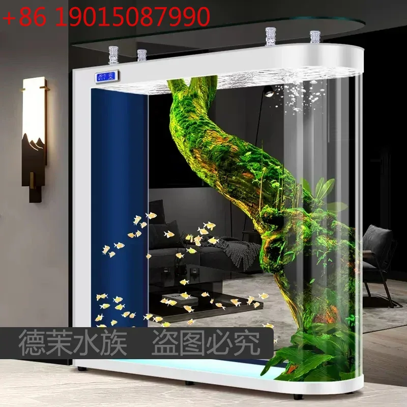 Floor-to-ceiling glass fish ta - Aquarium Xxl reseña y precio