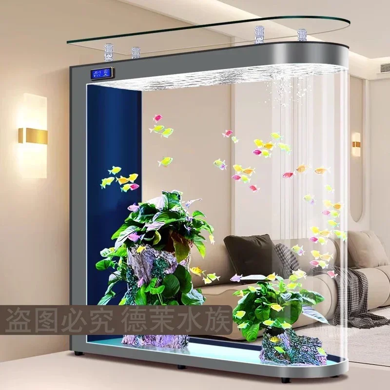 Floor-to-ceiling glass fish ta - Aquarium Xxl reseña y precio
