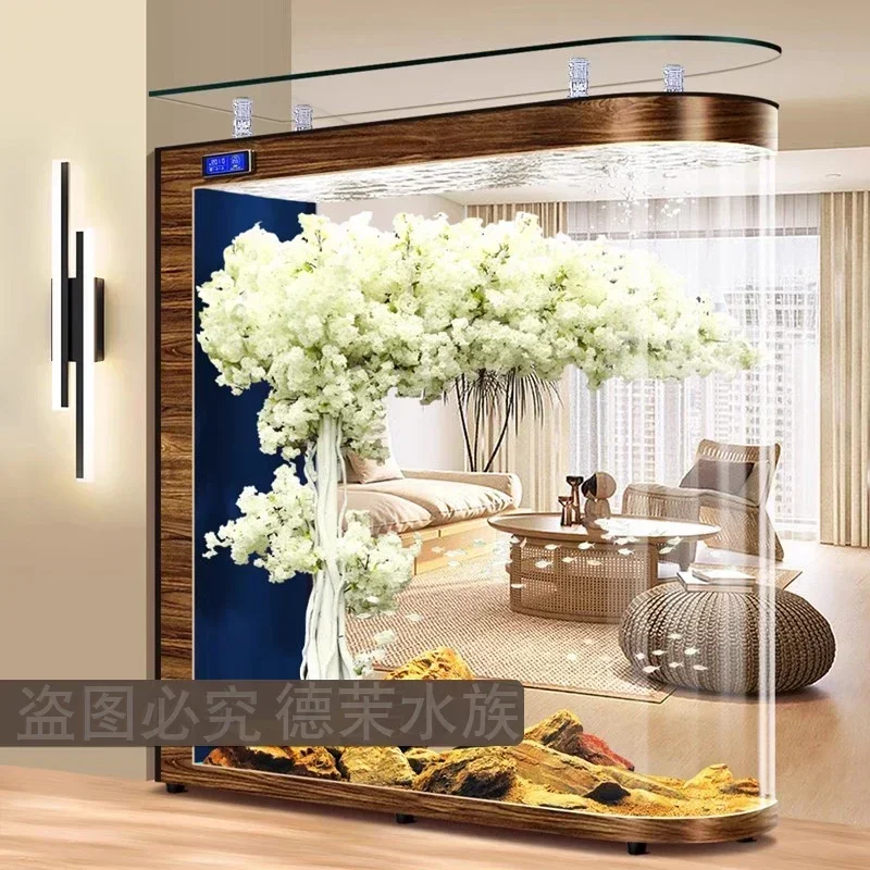 Floor-to-ceiling glass fish ta - Aquarium Xxl reseña y precio