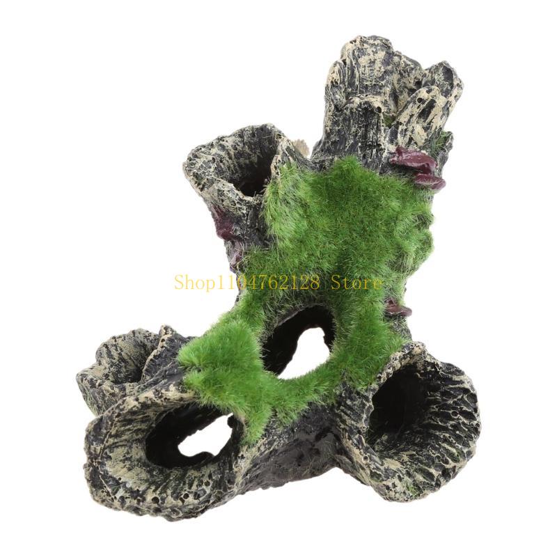 Aquarium Resin Cave Moss Tree  - Aquarium Fish For Sale reseña y precio