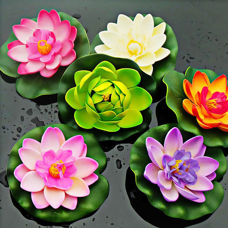 10cm/18cm Artificial Lotus Fak - Aquarium Fish Names reseña y precio