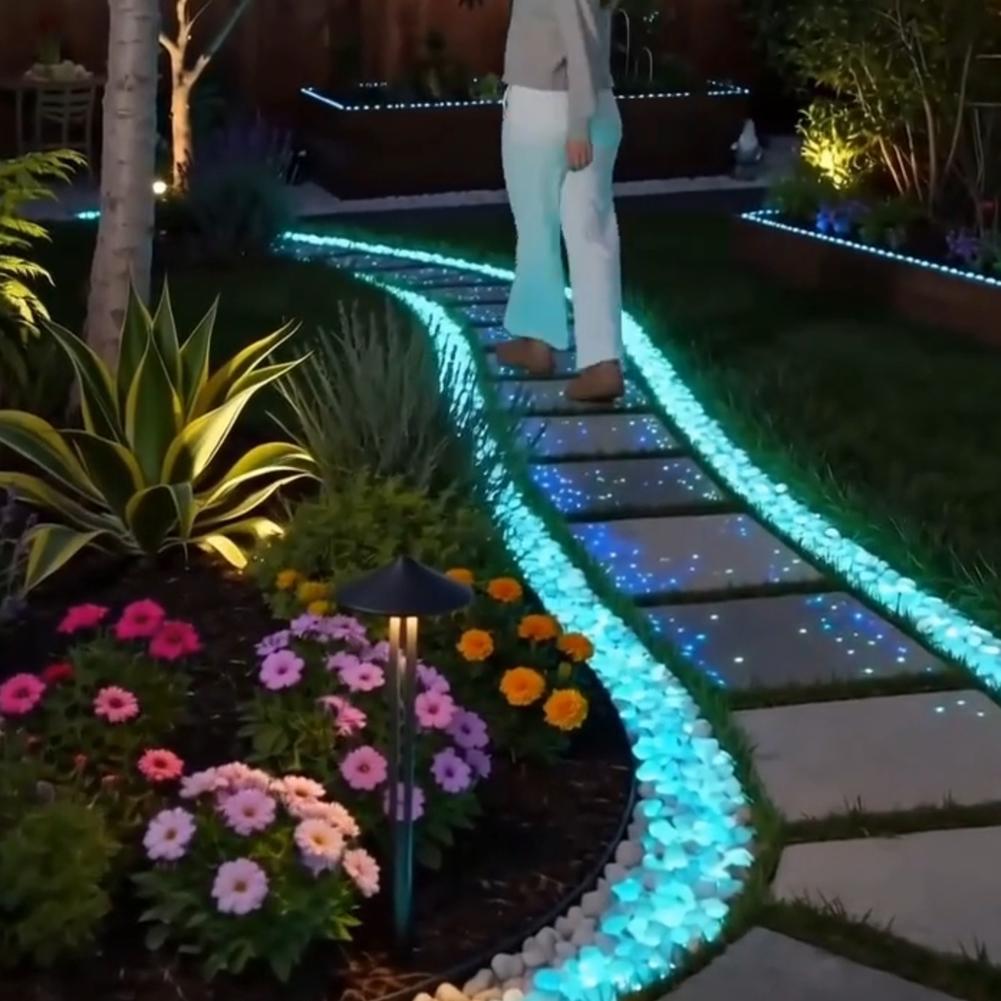 200/1000pcs Luminous Stones Gl - Aquarium Fish That Glow In The Dark reseña y precio