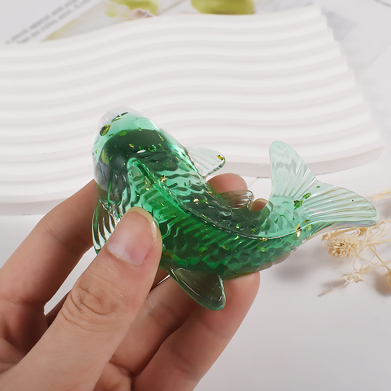 3D Koi Fish Shaped Epoxy Resin - Aquarium Fish Types reseña y precio