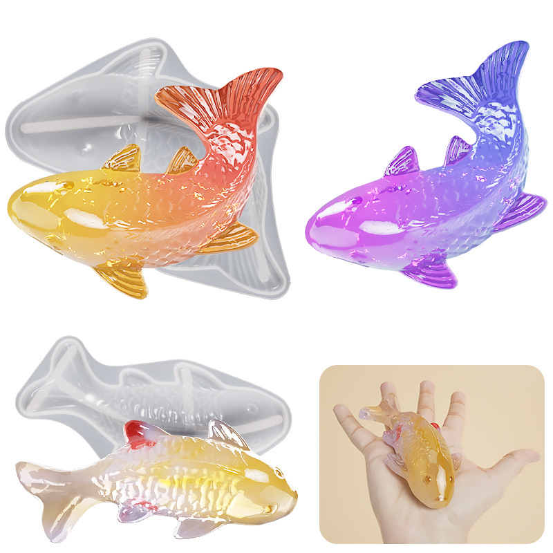 3D Koi Fish Shaped Epoxy Resin - Aquarium Fish Types reseña y precio