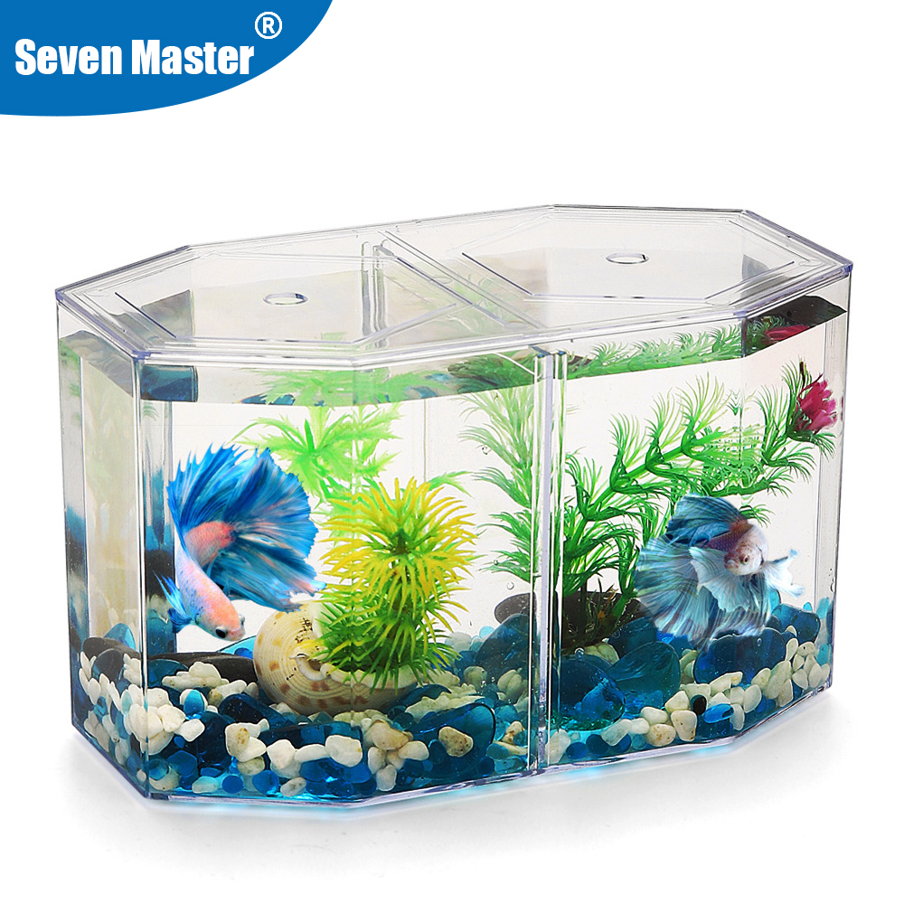 Acrylic Two Splits Guppy Fish  - Aquarium Xxl reseña y precio