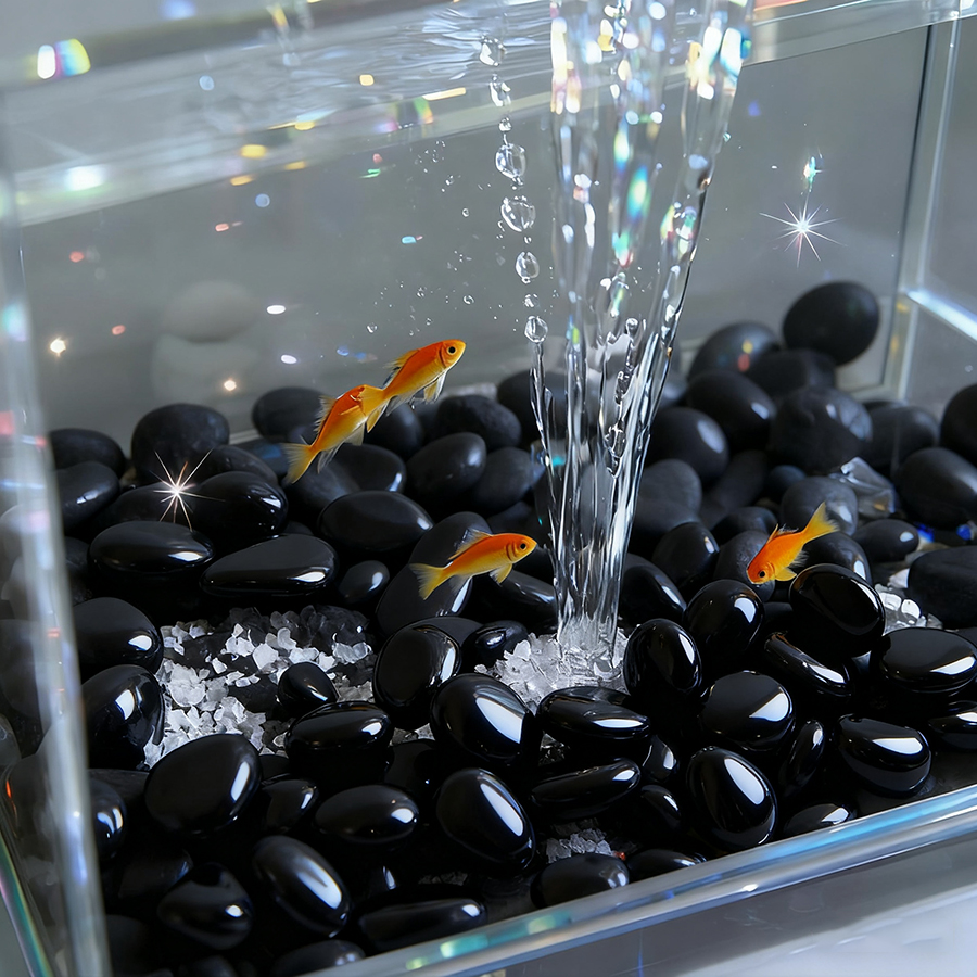 200g Black High Polished Natur - Aquarium Fish Types reseña y precio