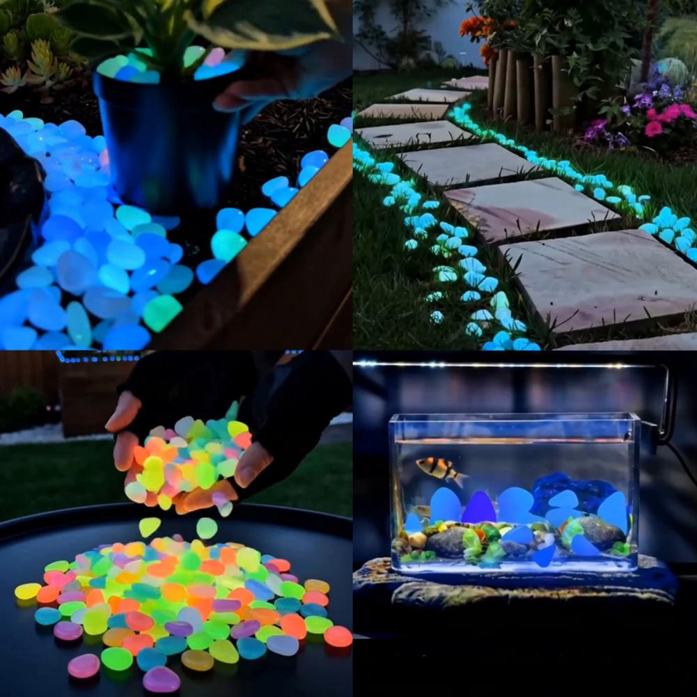 Glow-in-the-Dark Resin Pebbles - Aquarium Fish That Glow In The Dark reseña y precio