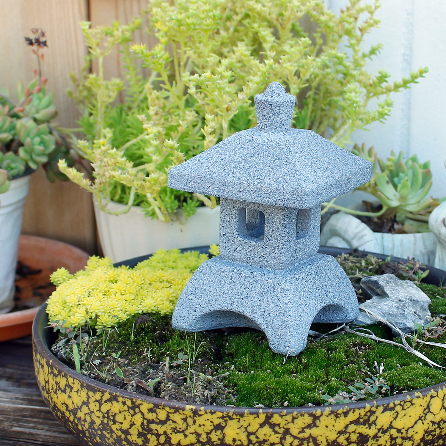 Japanese Lantern Pagoda Statue - Aquarium Fish Japanese reseña y precio