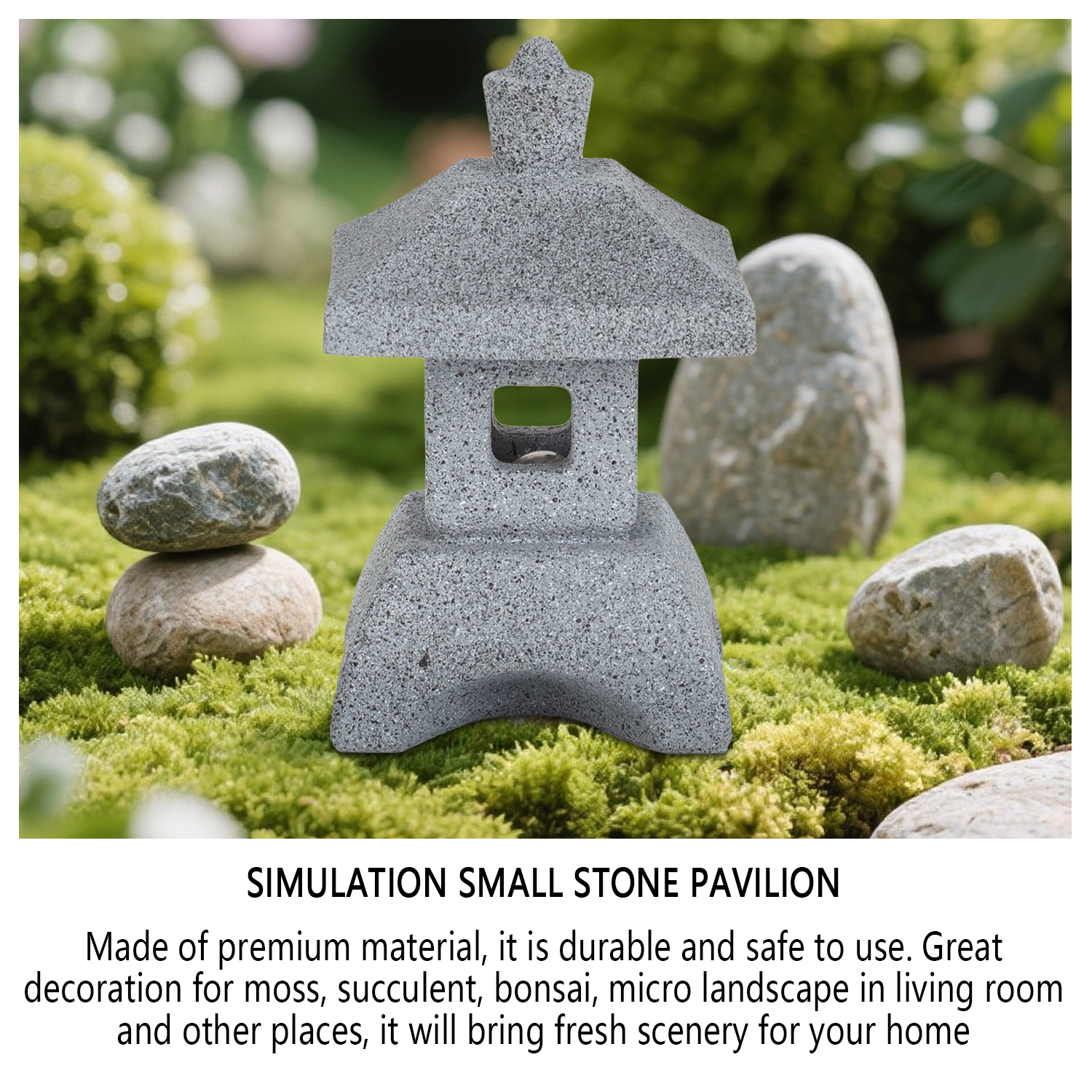 Japanese Lantern Pagoda Statue - Aquarium Fish Japanese reseña y precio