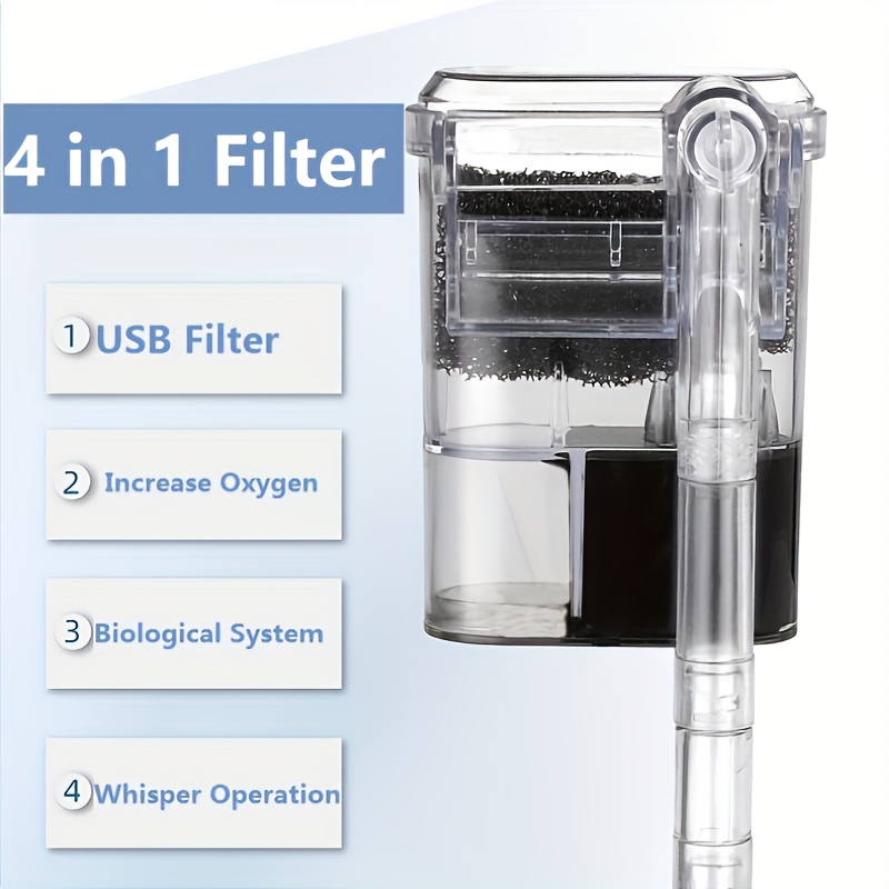 2.5W DC 5V Wall-hanging Filter - Aquarium Xxl reseña y precio