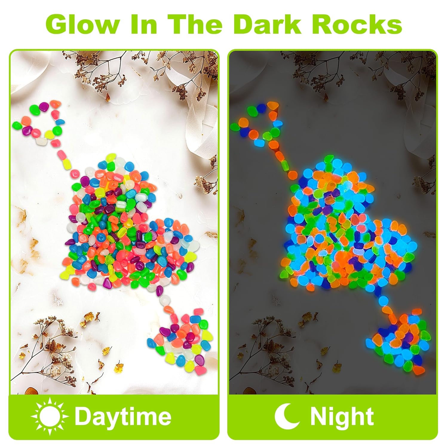 100/200Pcs Luminous Sand Glow  - Aquarium Fish That Glow In The Dark reseña y precio
