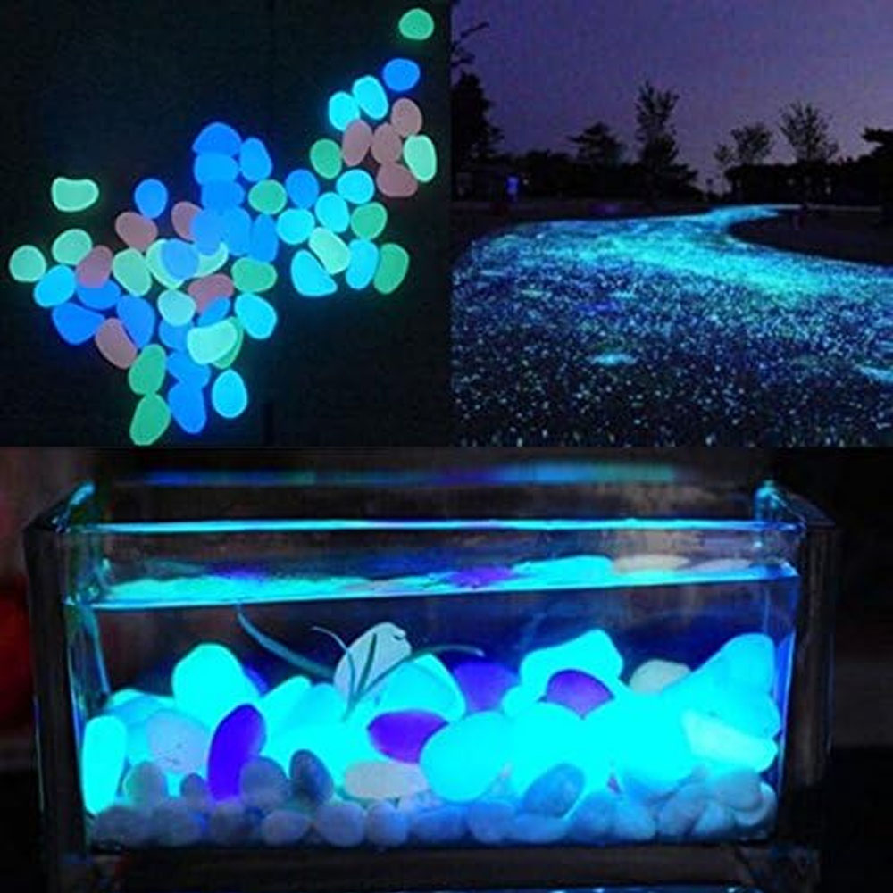 Fish Tank Rocks Glow Blue Pebb - Aquarium Fish Types reseña y precio