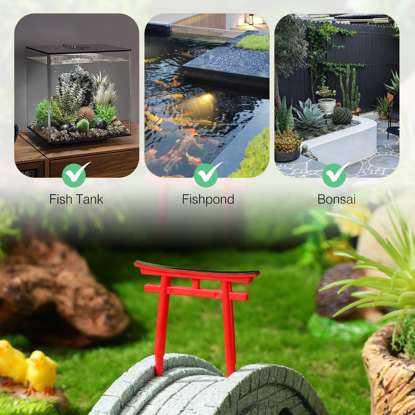 4 Pcs Aquarium for Betta Fish  - Aquarium Fish Japanese reseña y precio