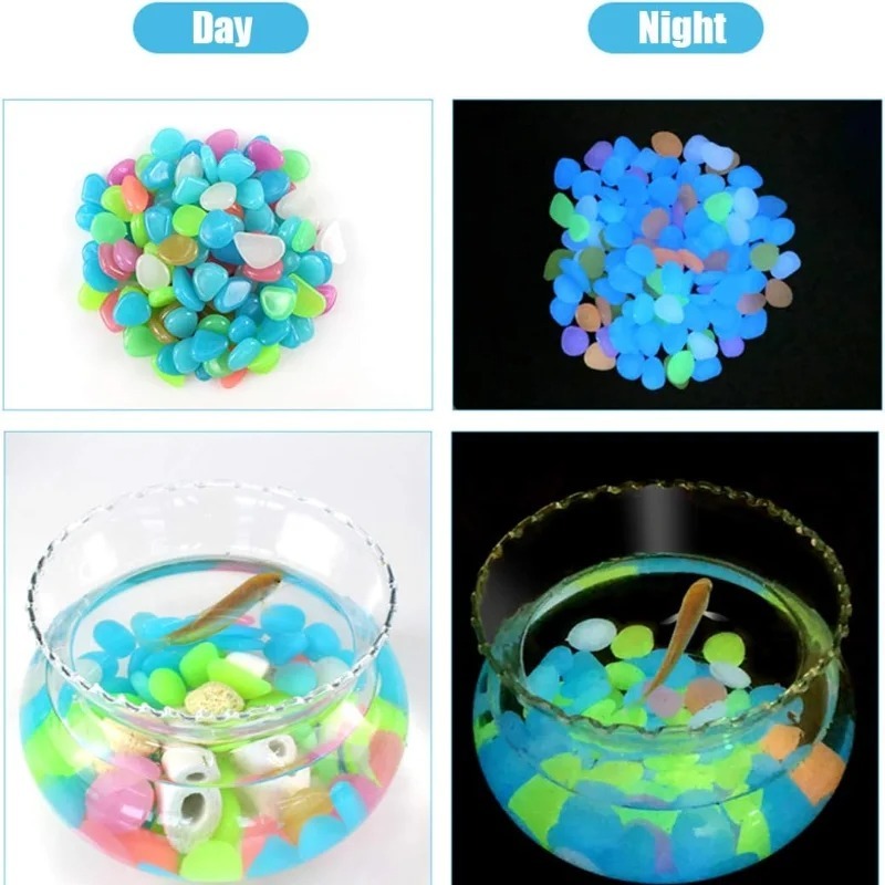 Glow in the Dark Pebbles Stone - Aquarium Fish That Glow In The Dark reseña y precio