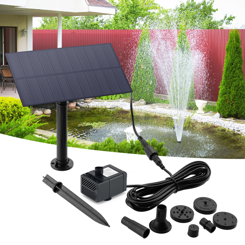 5W 5V Solar Water Pump Garden  - Aquarium Fish Types reseña y precio