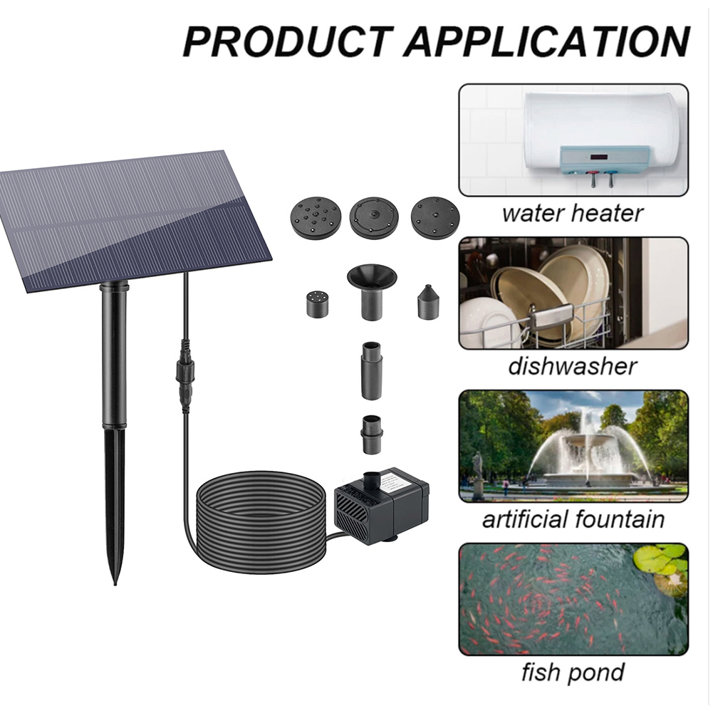 5W 5V Solar Water Pump Garden  - Aquarium Fish Types reseña y precio