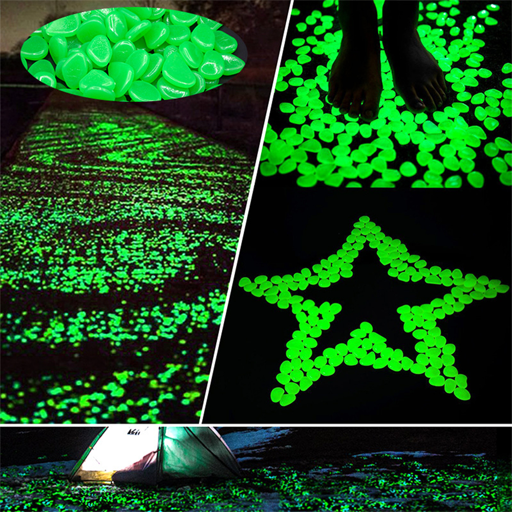 50pcs Luminous Stone Fluoresce - Aquarium Fish Types reseña y precio