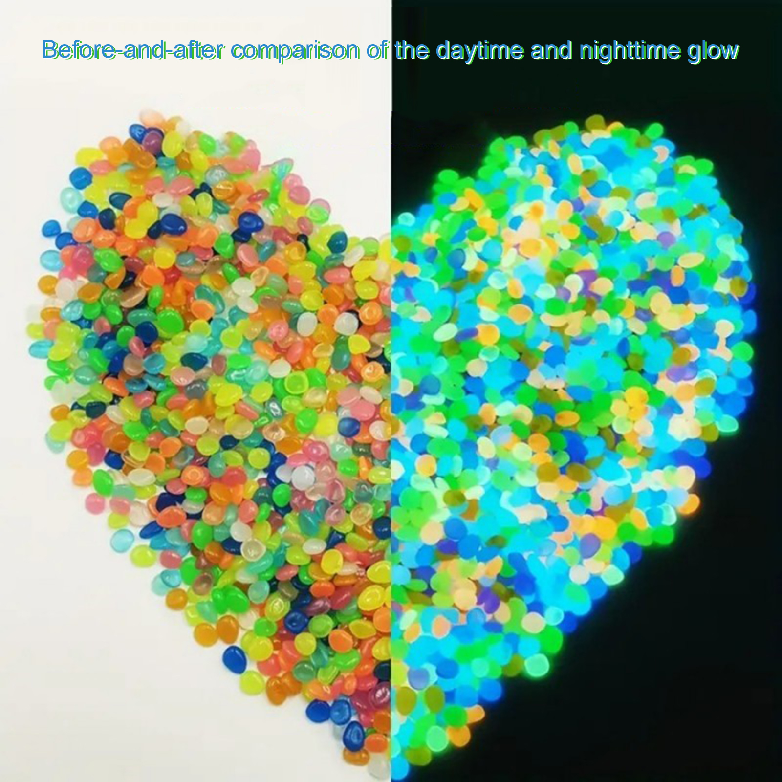 200-1000Pcs Stone Glow In Dark - Aquarium Fish That Glow In The Dark reseña y precio