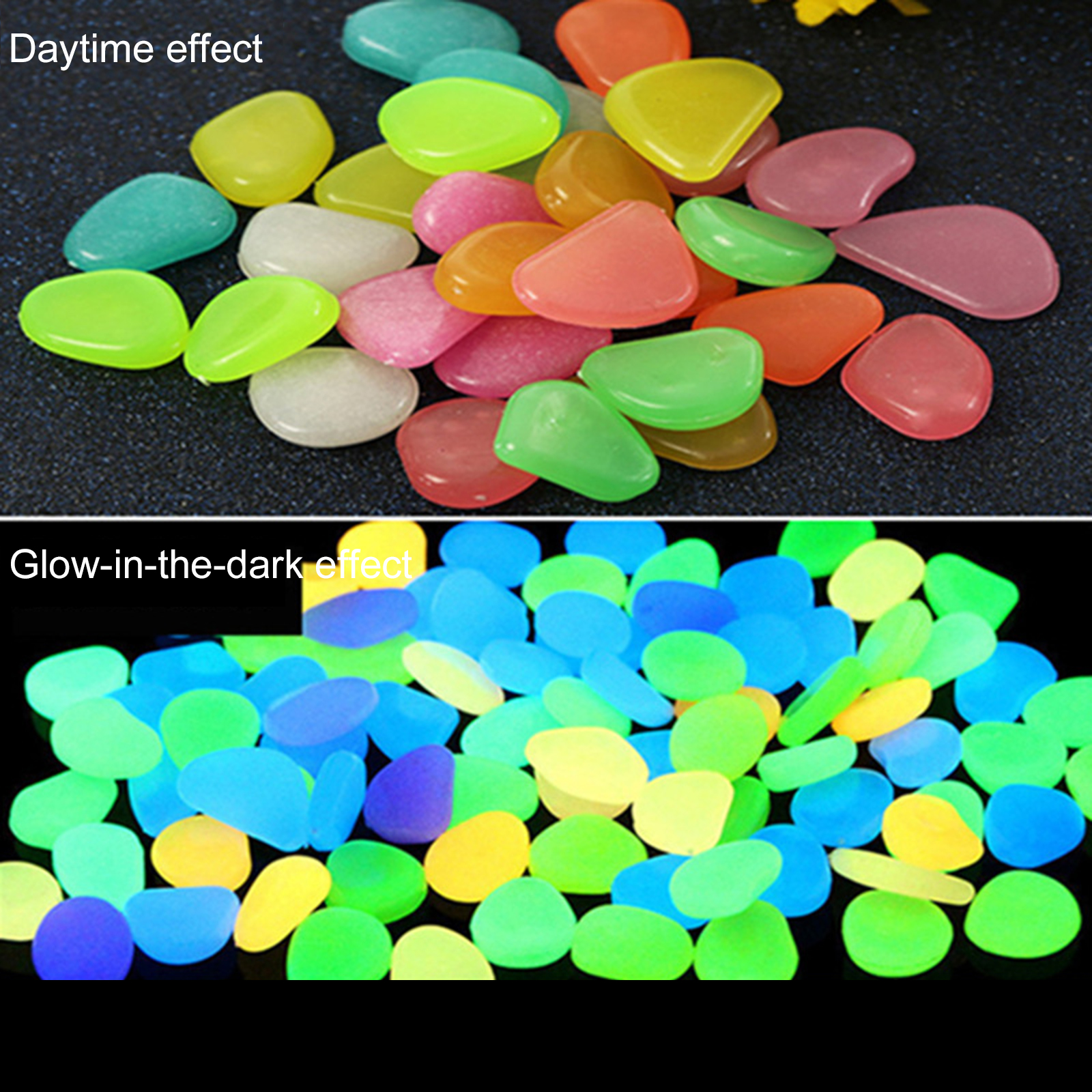 200-1000Pcs Stone Glow In Dark - Aquarium Fish That Glow In The Dark reseña y precio