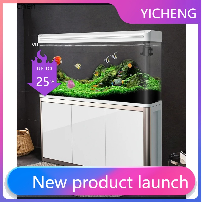 LYY fish tank aquarium househo - Aquarium Xxl reseña y precio