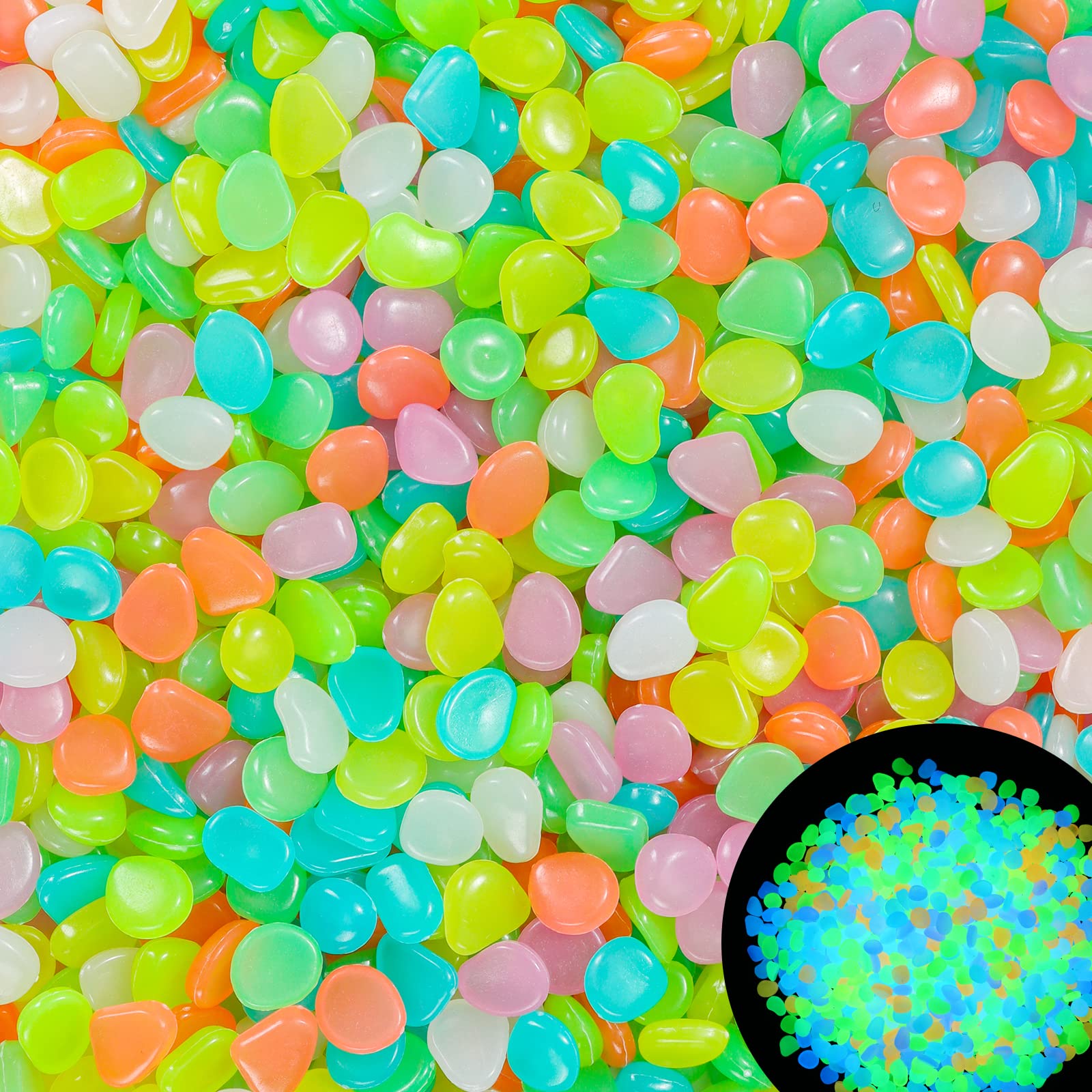 100Pcs Glow in the Dark Garden - Aquarium Fish Types reseña y precio