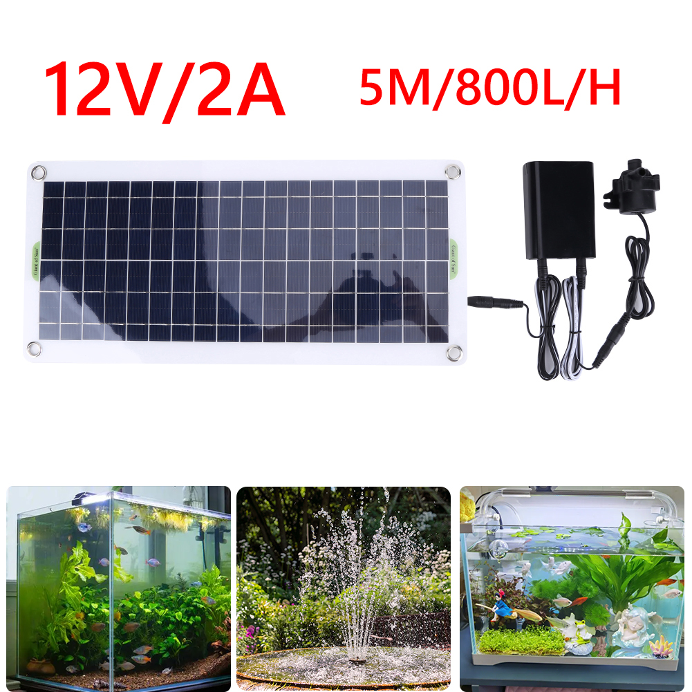 18V 30W Fountain Panel Pump Ga - Aquarium Fish Types reseña y precio