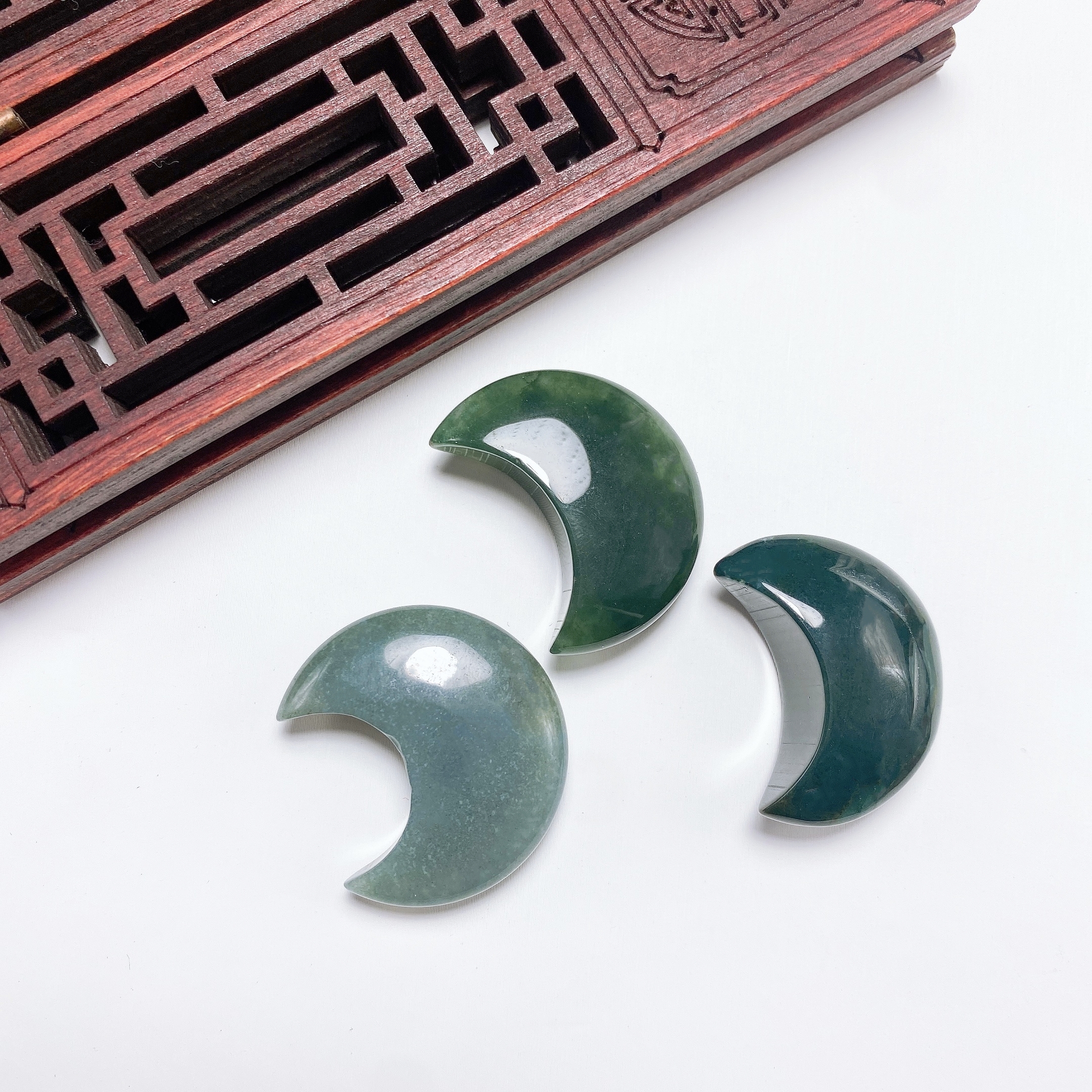 30MM Crystal Moon Shape Figuri - Aquarium Fish Names reseña y precio