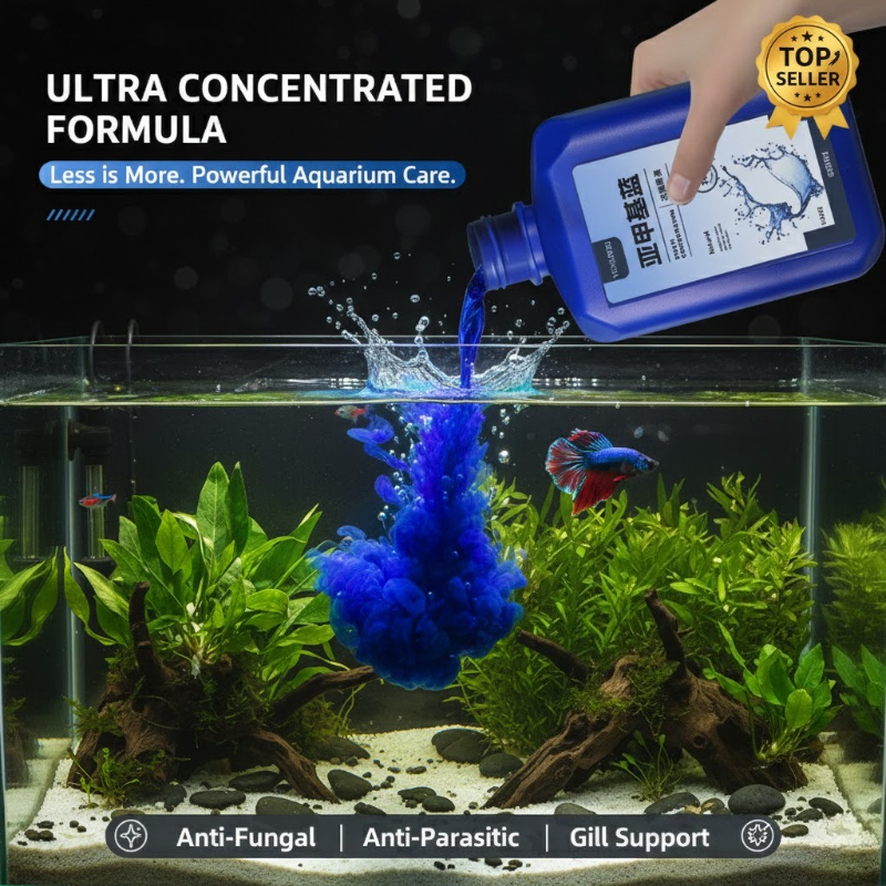 Aquarium Methylene Blue Liquid - Aquarium Fish Quality reseña y precio
