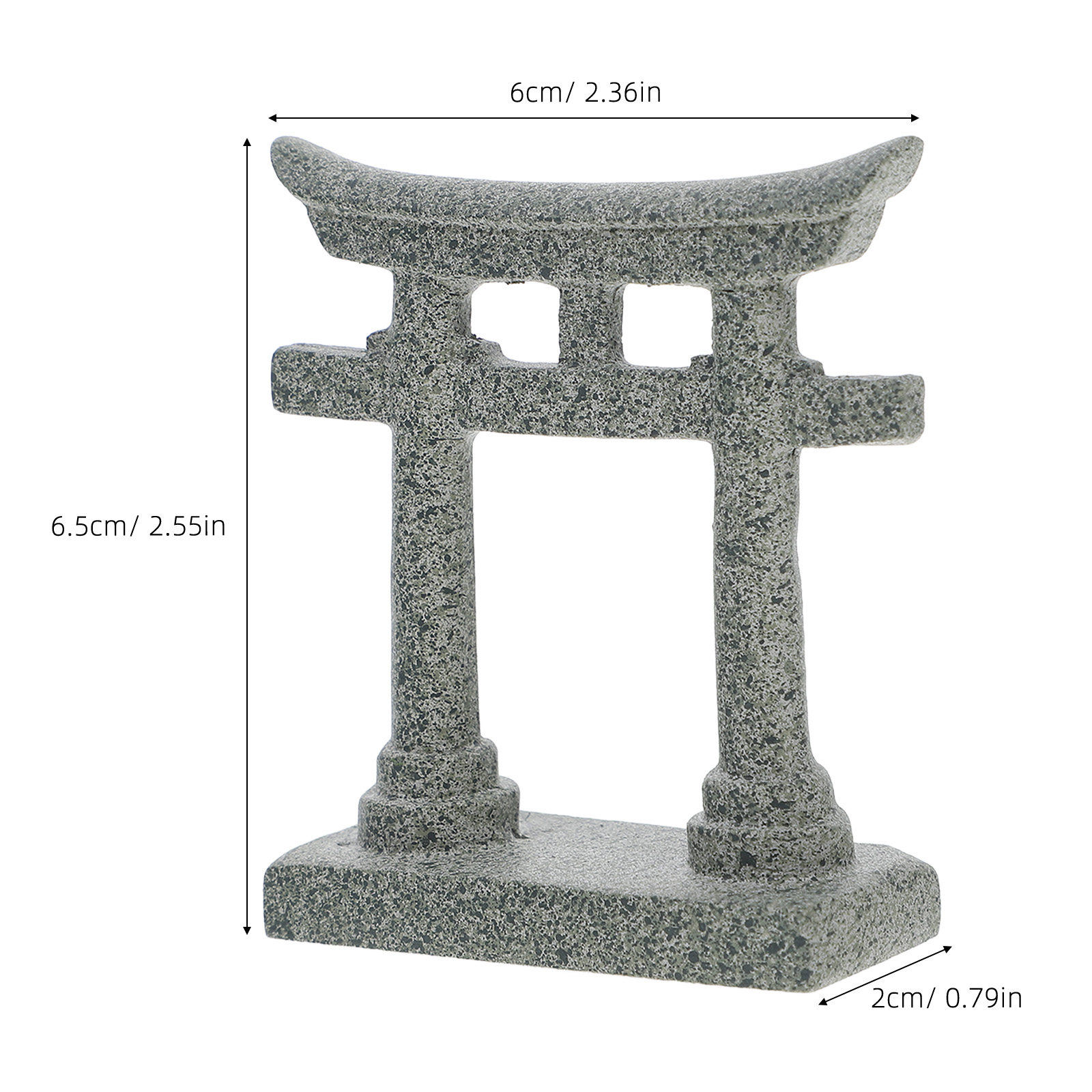 Miniature Resin Japanese Torii - Aquarium Fish Japanese reseña y precio