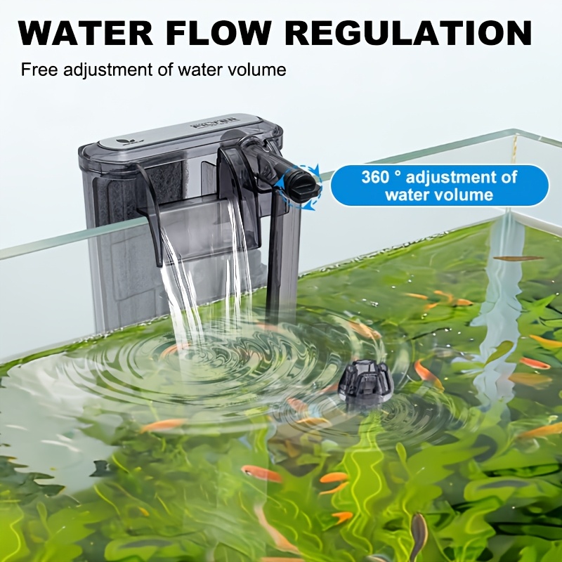 Wall Mounted Aquarium Waterfal - Aquarium Fish Rate reseña y precio