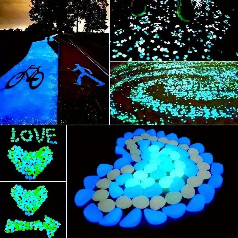 500Pcs Glow in The Dark Garden - Aquarium Fish Types reseña y precio